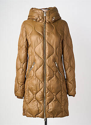 Doudoune manches longues a capuche marron BEAUMONT femme