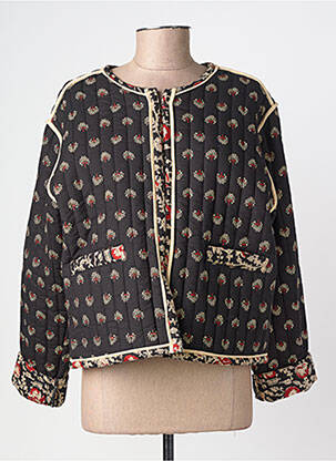 Veste casual col rond noir MKT STUDIO femme