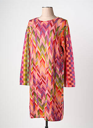 Robe pull stretch manches longues orange JEI'S BY LETIZIA DENARO femme