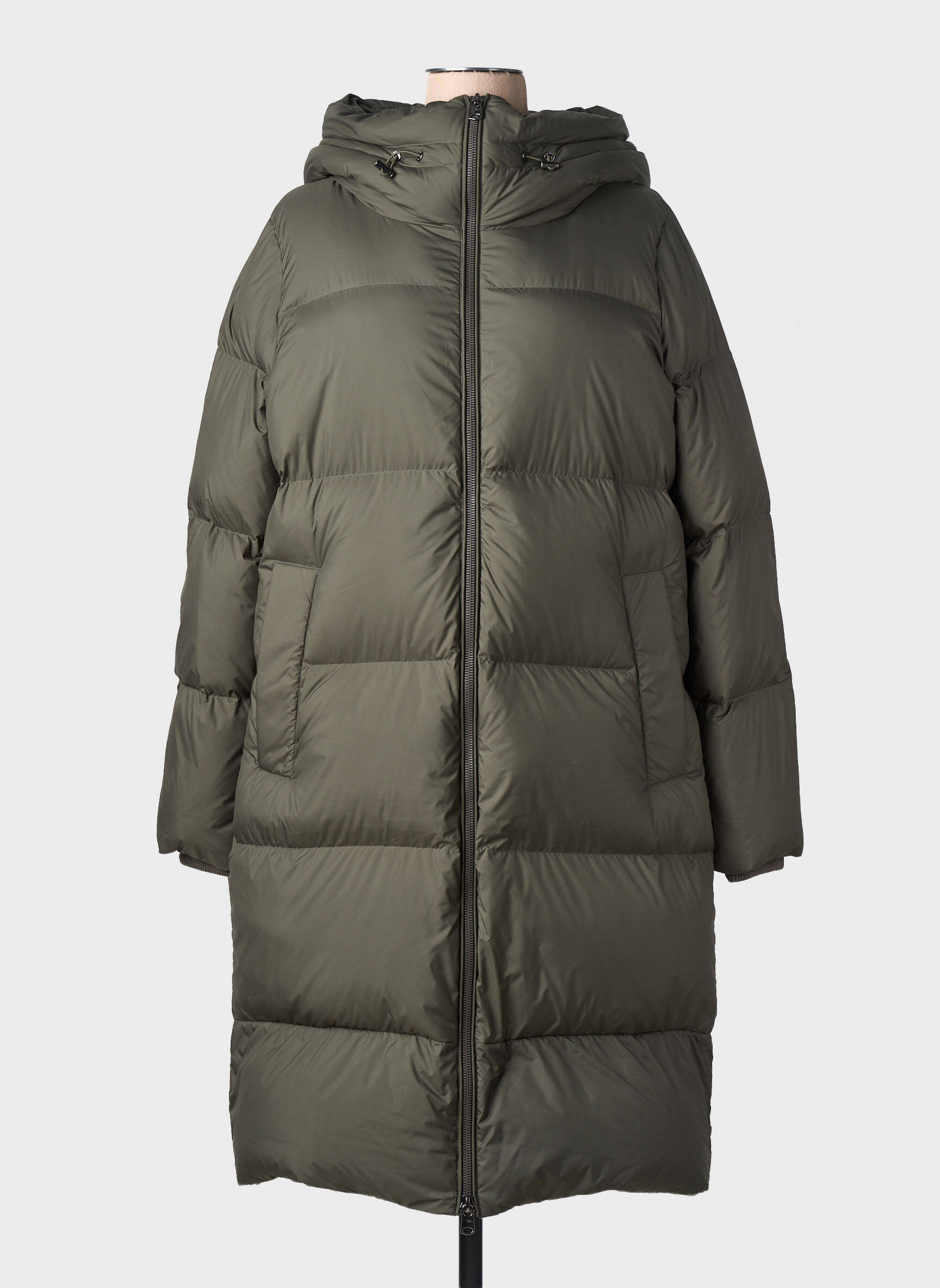 Doudoune manches longues a capuche vert BEAUMONT femme