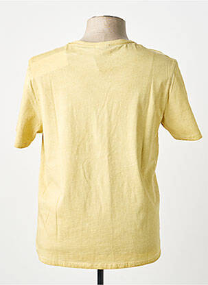 T-shirt stretch manches courtes jaune FREEMAN T.PORTER homme