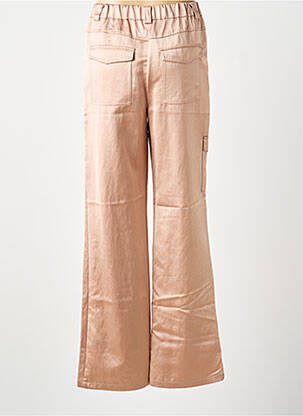 Pantalon cargo poches taille normale rose YAYA femme