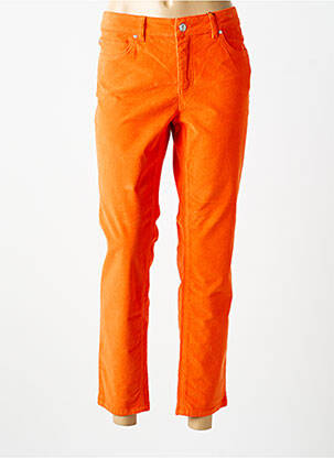 Pantalon slim stretch taille normale orange OUI femme