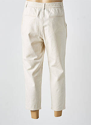 Pantalon 7/8 taille élastique taille normale beige IMPERIAL femme