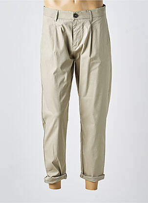 Pantalon chino stretch taille normale beige IMPERIAL homme