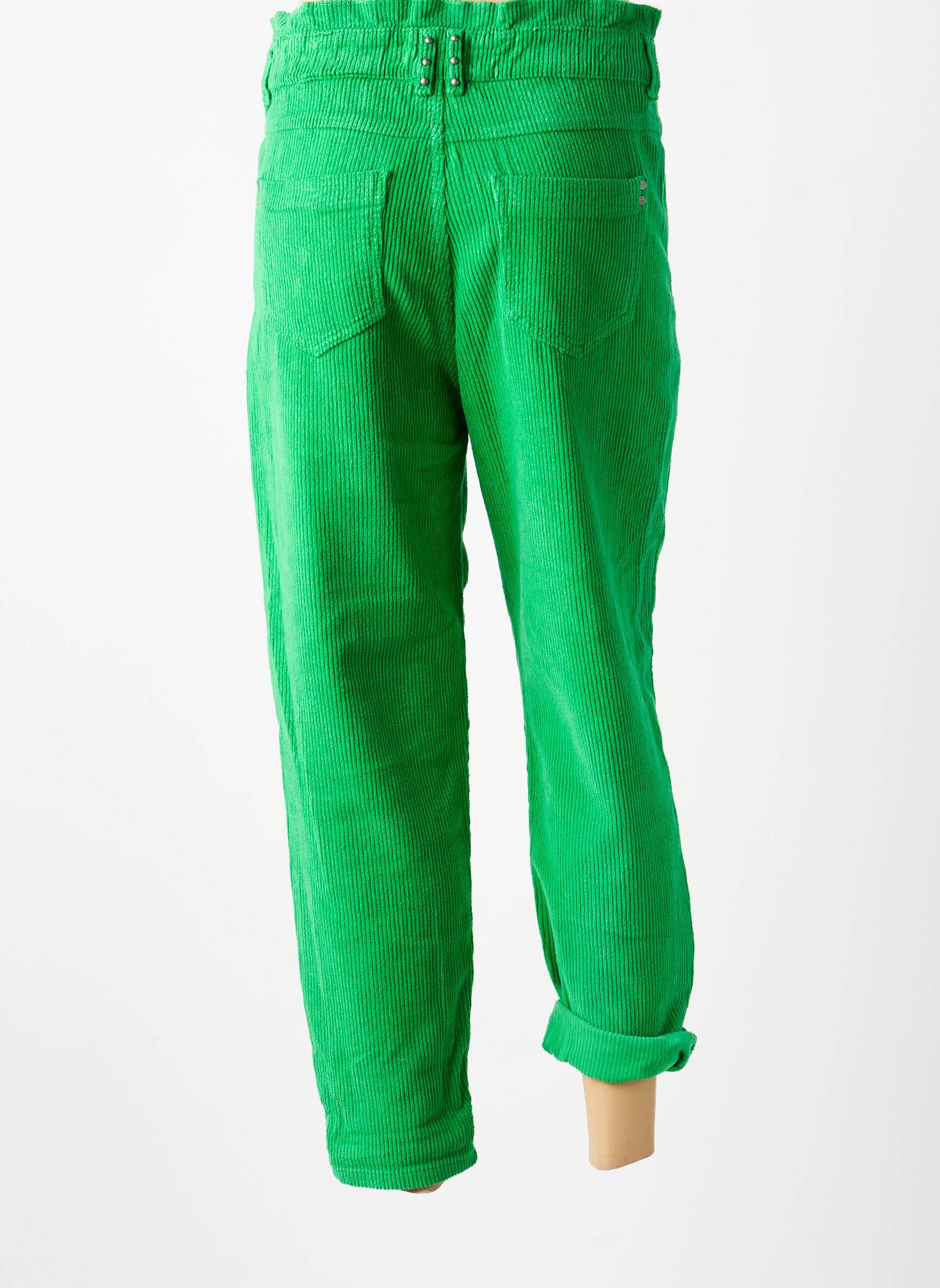 Pantalon slim taille normale taille normale vert FREEMAN T.PORTER femme