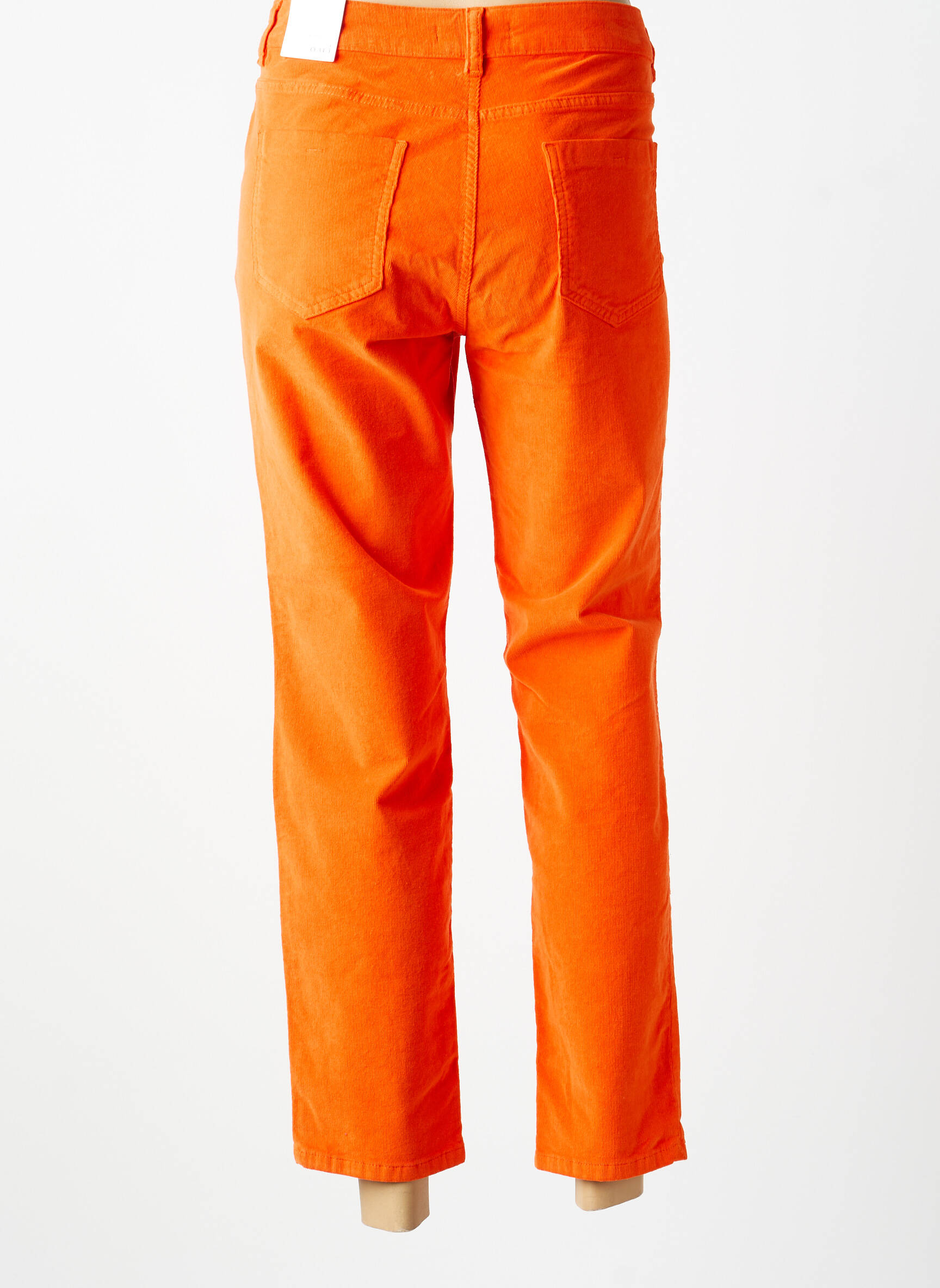 Pantalon slim stretch taille normale orange OUI femme