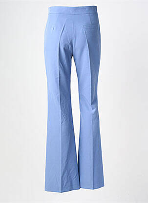 Pantalon flare stretch taille haute bleu MARYLEY femme