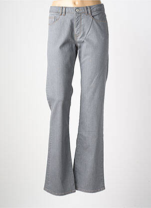Jean coupe flare stretch taille normale gris KANOPE femme
