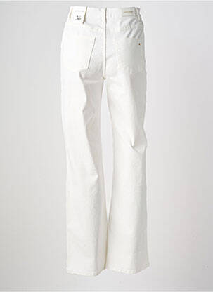 Jean coupe flare stretch taille haute blanc LA PETITE ETOILE femme