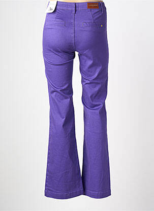 Jean coupe flare stretch taille normale violet LA PETITE ETOILE femme