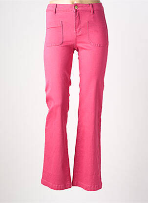 Jean coupe flare stretch taille normale rose LA PETITE ETOILE femme