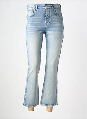 Jean coupe flare stretch taille normale bleu NVY femme