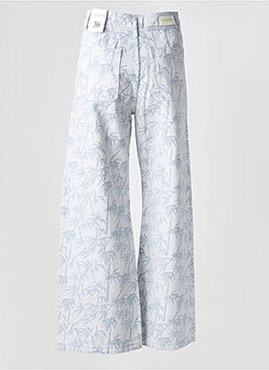 Jean coupe flare stretch taille haute bleu LA PETITE ETOILE femme