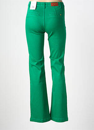 Jean coupe flare stretch taille normale vert LA PETITE ETOILE femme