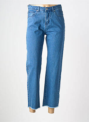 Jeans coupe droite taille normale taille normale bleu ANDY & LUCY femme