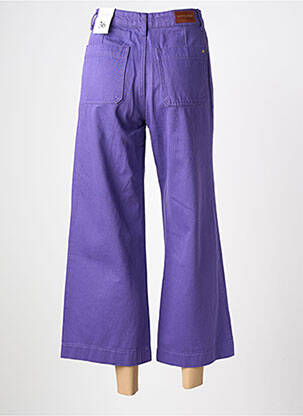 Jean coupe flare taille haute taille haute violet LA PETITE ETOILE femme