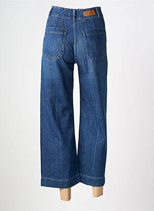 Jean coupe flare taille haute taille haute bleu NVY femme