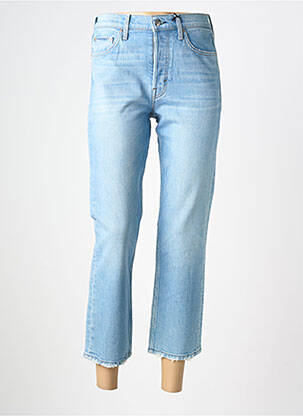Jeans coupe droite stretch taille normale bleu NVY DENIM femme