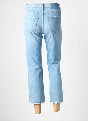 Jeans coupe droite stretch taille normale bleu NVY DENIM femme