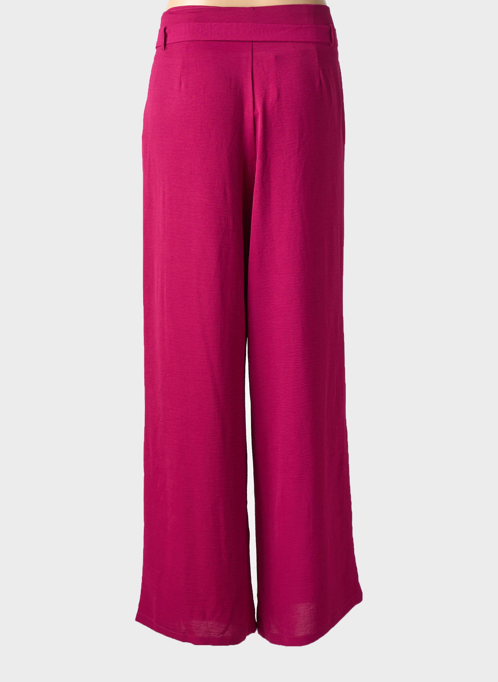 Pantalon droit taille normale taille normale violet ANDY & LUCY femme