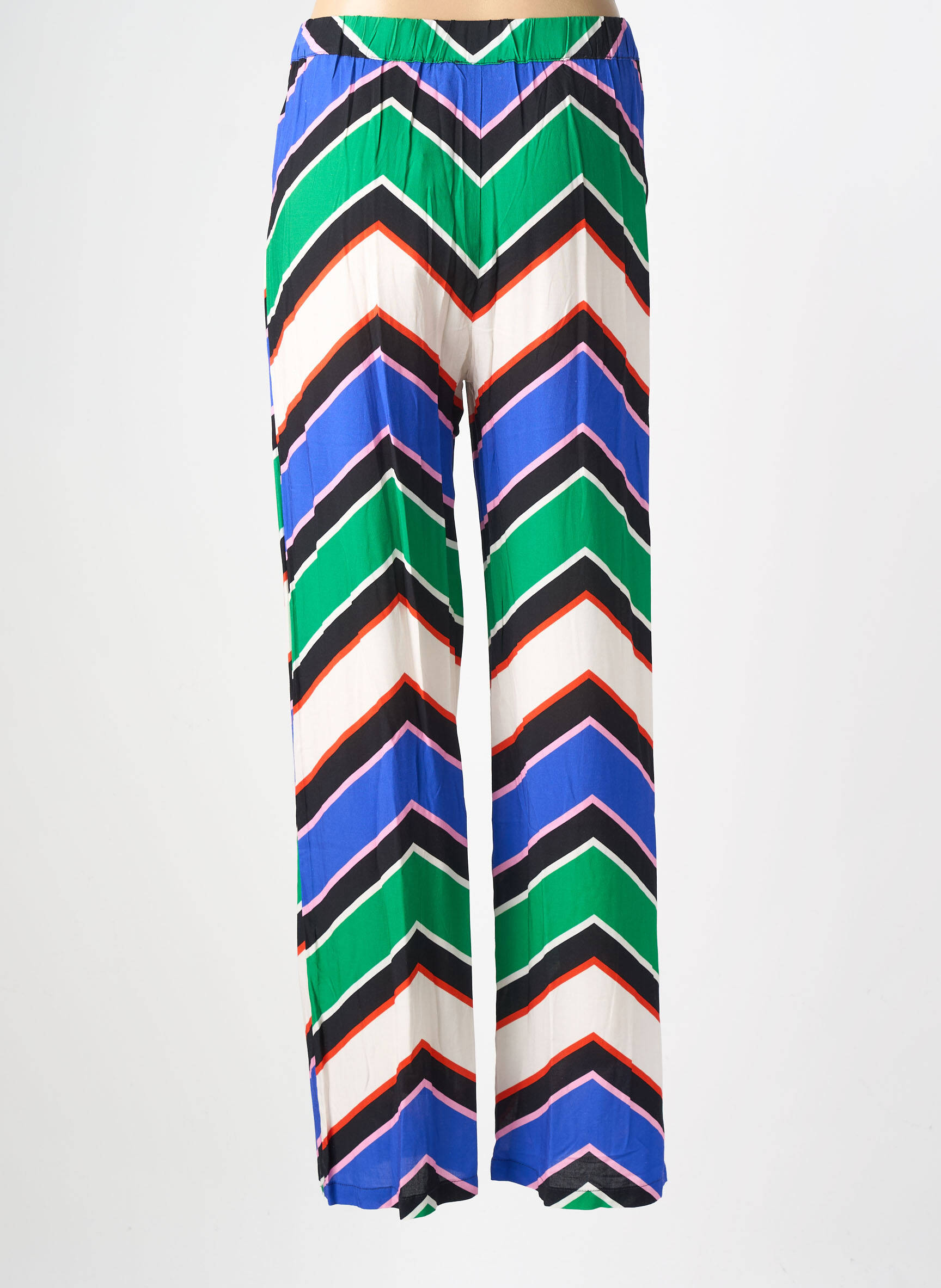 Pantalon droit poches vert LA PETITE ETOILE femme