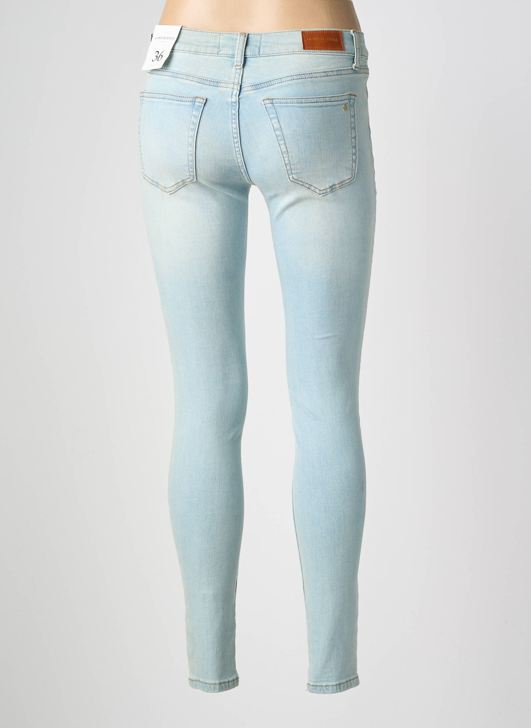 Jeans skinny taille normale taille normale bleu LA PETITE ETOILE femme
