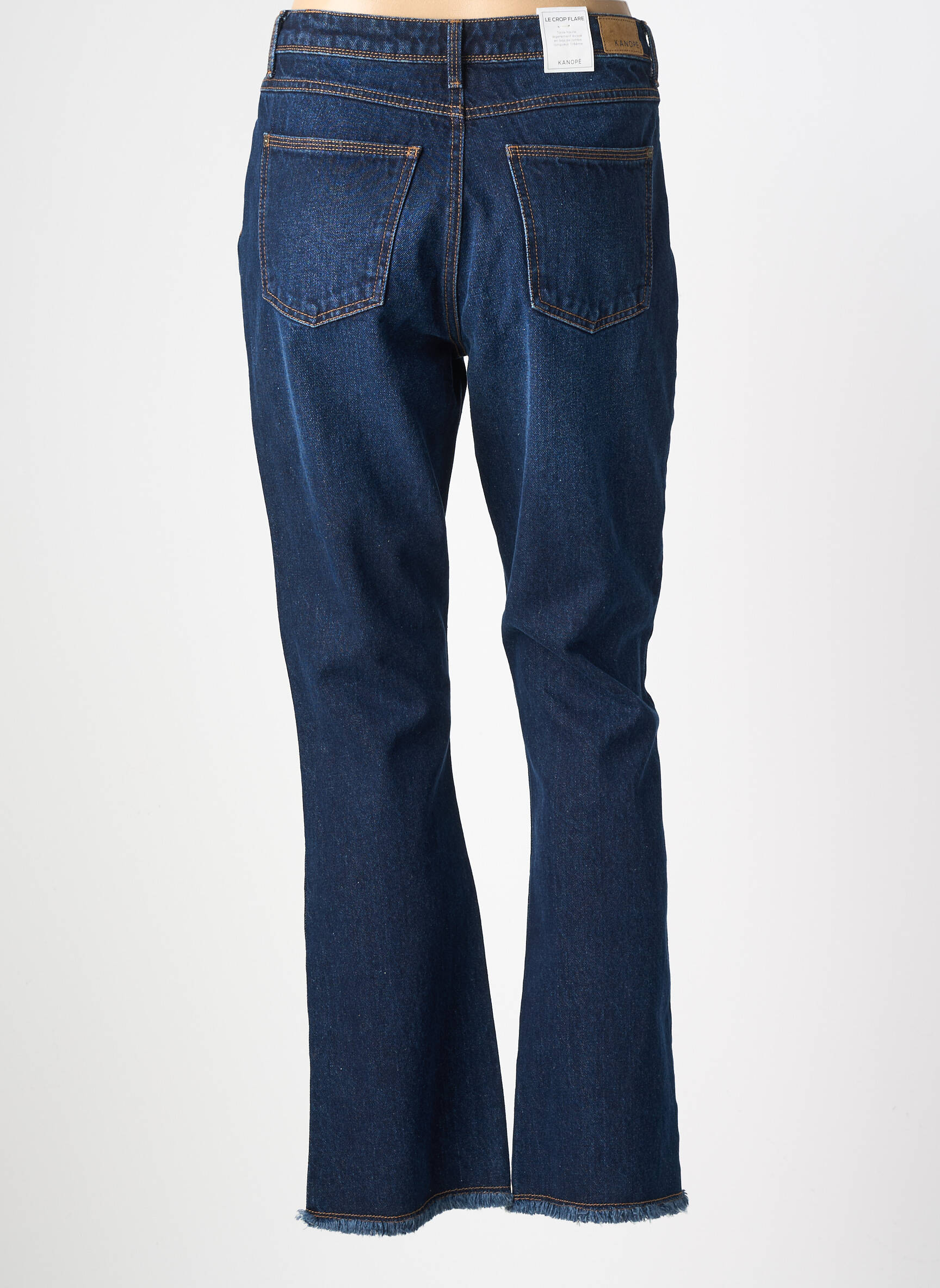 Jeans coupe droite taille normale taille normale bleu KANOPE femme