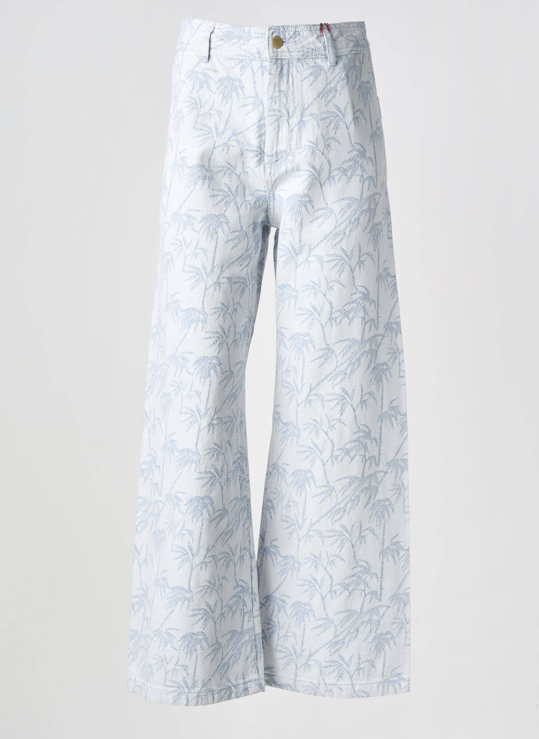 Jean coupe flare stretch taille haute bleu LA PETITE ETOILE femme