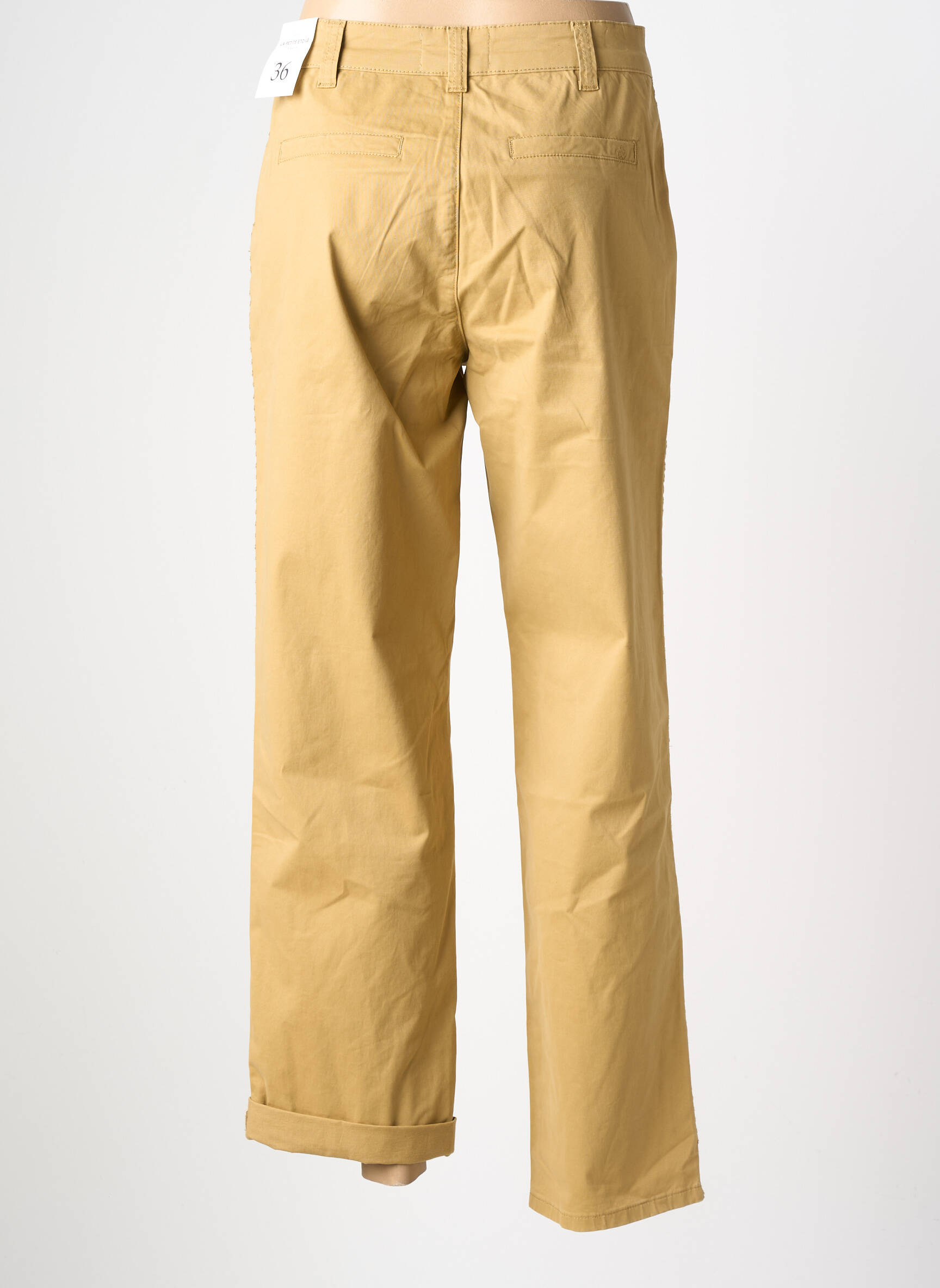 Pantalon flare stretch taille normale marron LA PETITE ETOILE femme