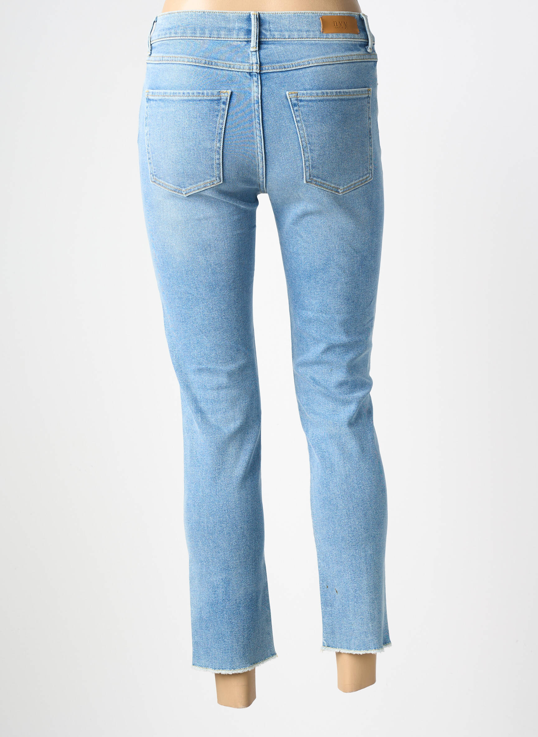 Jeans coupe slim stretch taille normale bleu NVY DENIM femme