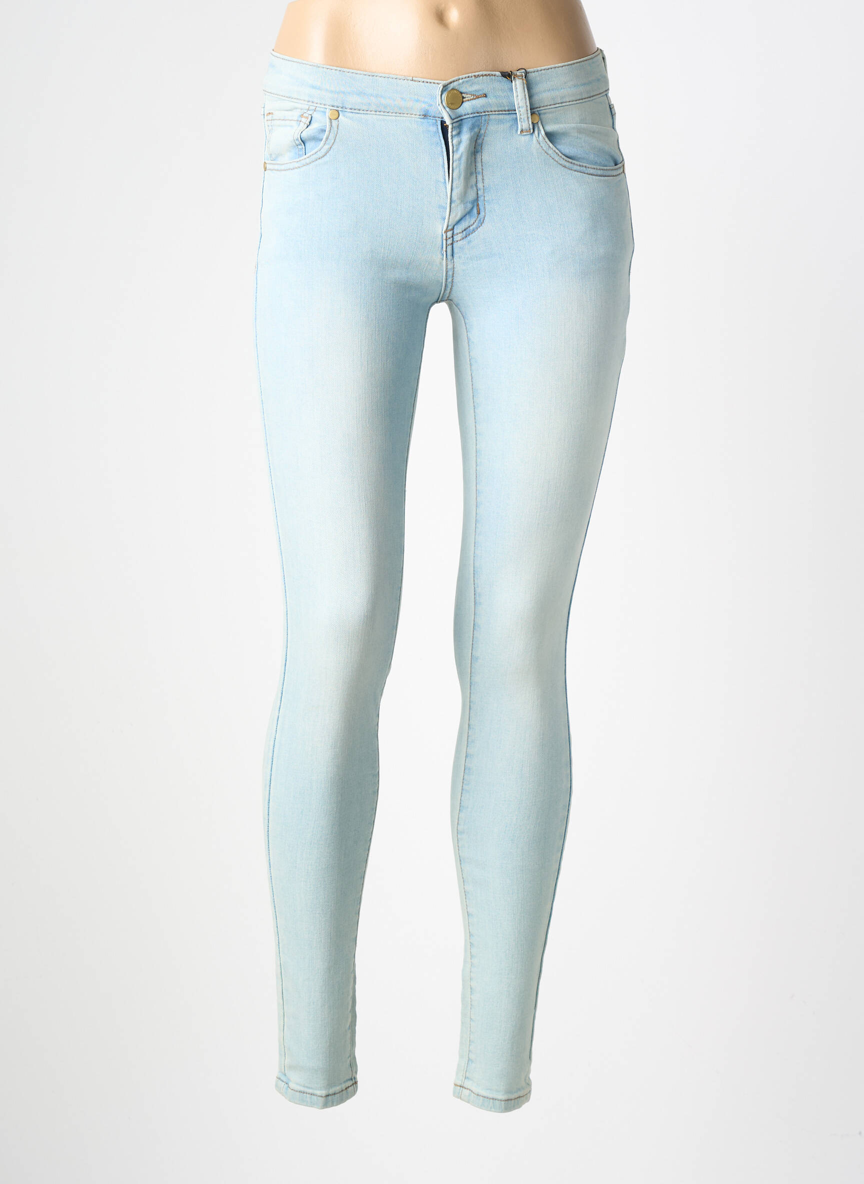 Jeans skinny taille normale taille normale bleu LA PETITE ETOILE femme