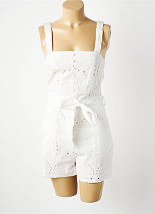 Combishort col carré fines bretelles beige LA PETITE ETOILE femme