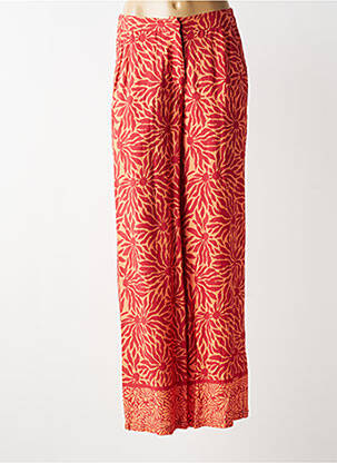 Pantalon large tissage popeline taille normale orange LA PETITE ETOILE femme