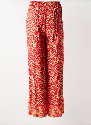 Pantalon large tissage popeline taille normale orange LA PETITE ETOILE femme