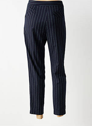 Pantalon 7/8 taille haute taille haute bleu LA PETITE ETOILE femme