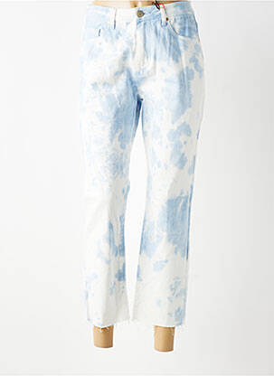 Jeans coupe droite taille haute taille haute bleu LA PETITE ETOILE femme