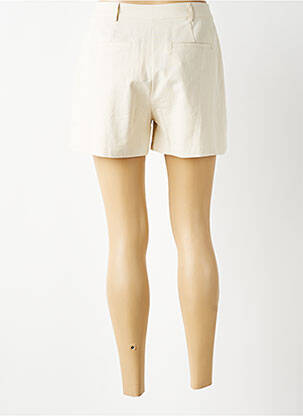 Short taille à pinces taille normale beige LA PETITE ETOILE femme