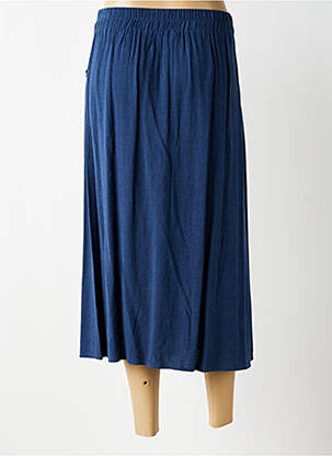 Jupe longue doublure bleu EMILIE.K femme