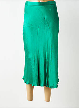 Jupe longue taille haute vert LA PETITE ETOILE femme