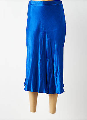 Jupe longue taille haute bleu LA PETITE ETOILE femme