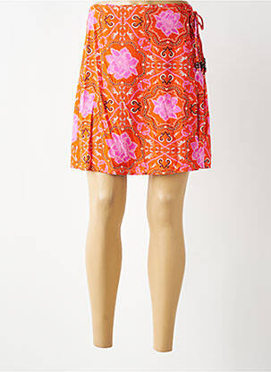 Jupe courte orange LA PETITE ETOILE femme