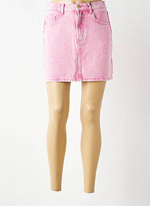 Jupe courte poches rose LA PETITE ETOILE femme