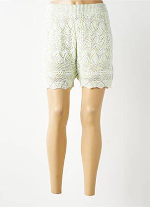 Short taille normale taille normale vert EMILIE.K femme