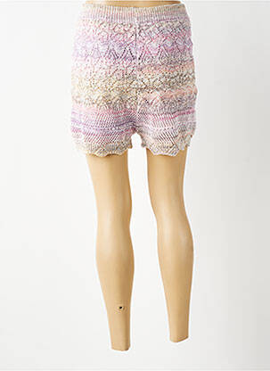 Short taille normale taille normale rose EMILIE.K femme