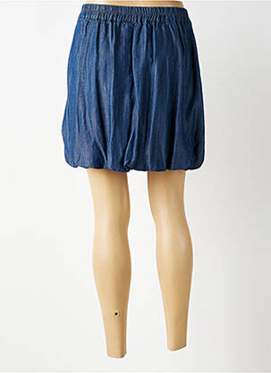 Jupe courte taille élastique bleu NUMPH femme