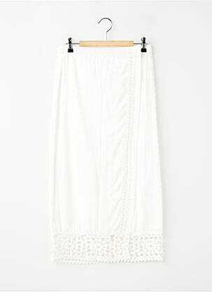 Jupe longue doublure blanc LA PETITE ETOILE femme