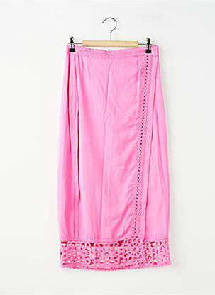 Jupe longue doublure rose LA PETITE ETOILE femme