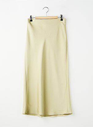 Jupe longue taille haute vert EMILIE.K femme