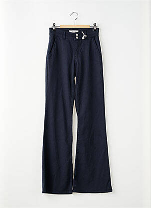 Pantalon flare stretch taille normale bleu NVY femme